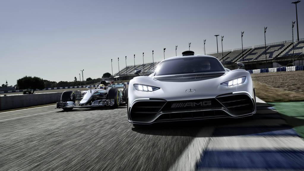 2017 Frankfurt Motor Show MercedesAMG Project One is