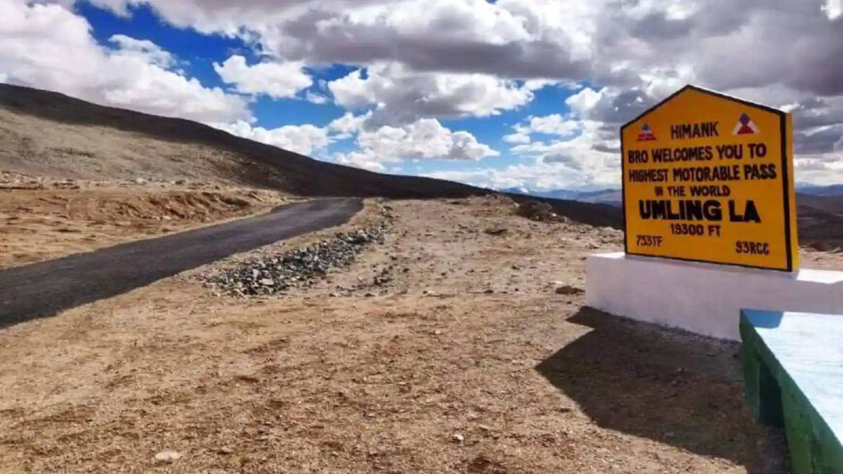World's highest motorable road opens in India at Umling La, Ladakh