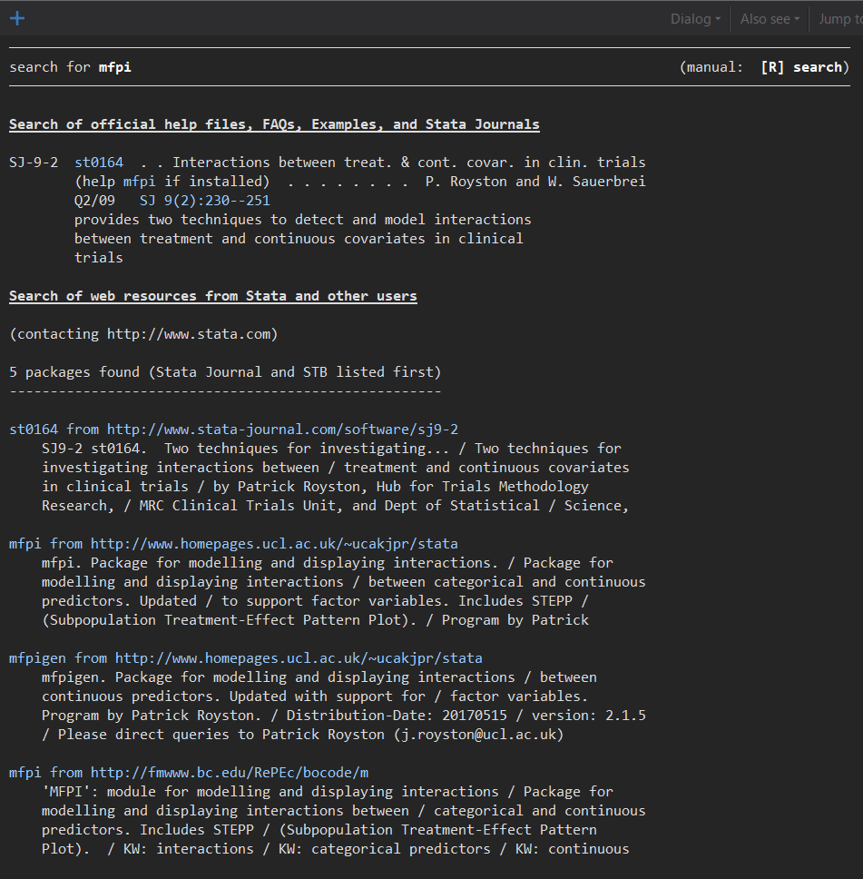 MFPI plotのプログラム 医療統計とStataプログラミングの部屋