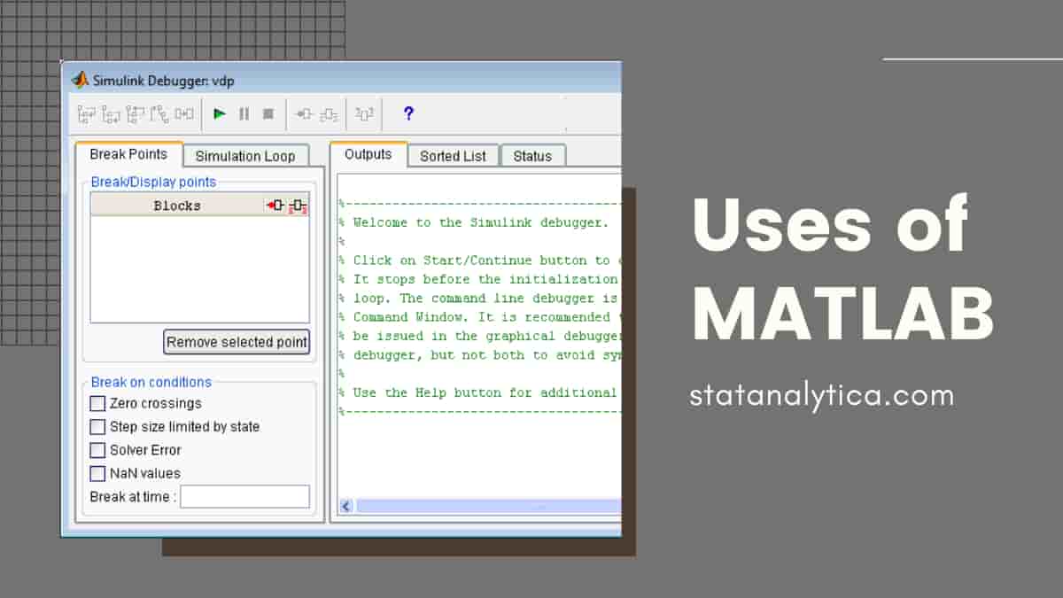 A Comprehensive Guide on The Uses of MATLAB StatAnalytica