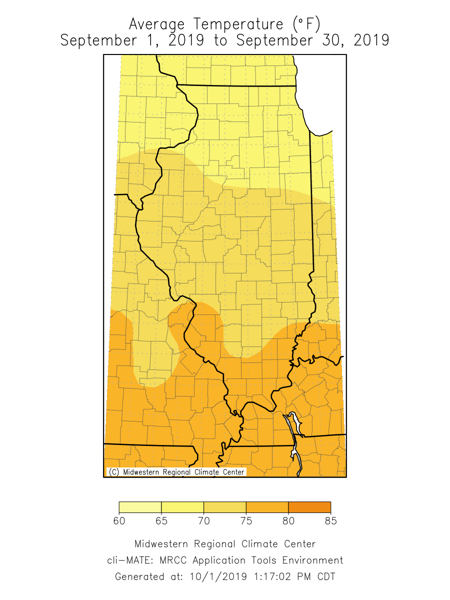 September Heat, Flooding, & Drought Illinois State Climatologist