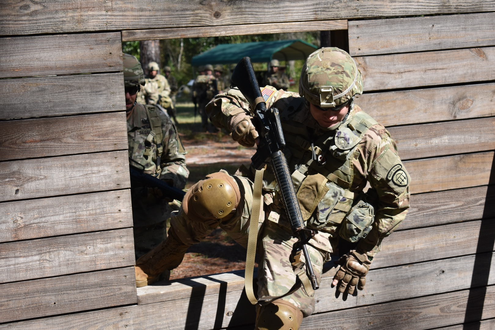 SDF troops compete in Land Navigation Competition