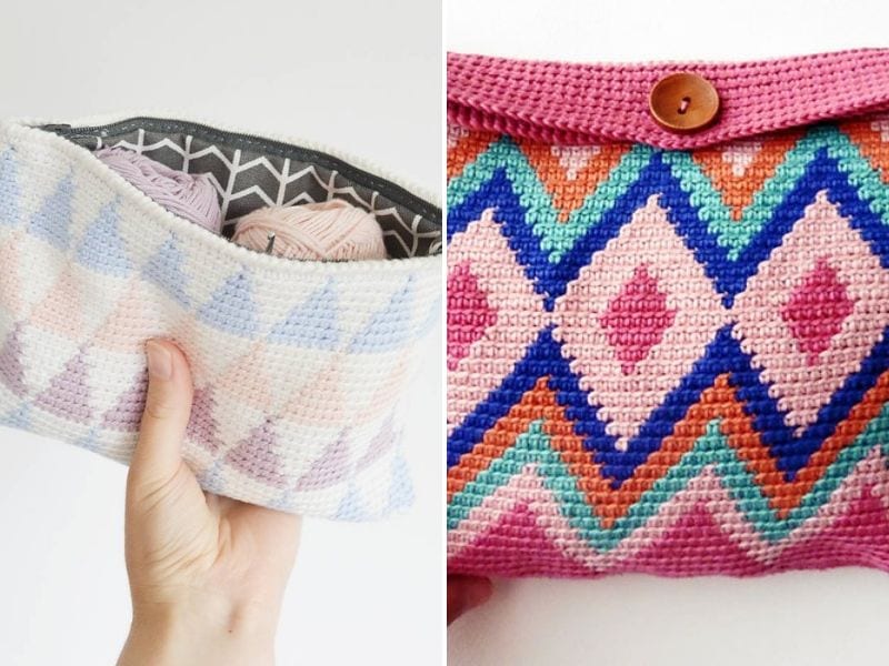Tapestry Crochet Bags