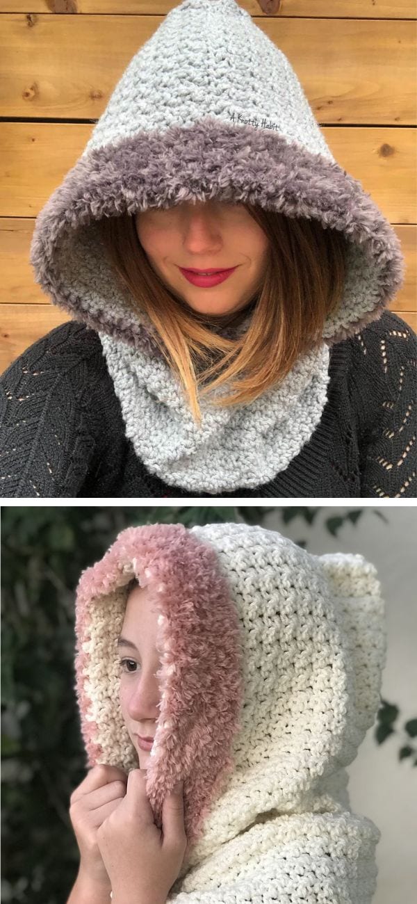 Cosy and Easy to Make Crochet Hoods Pattern Center