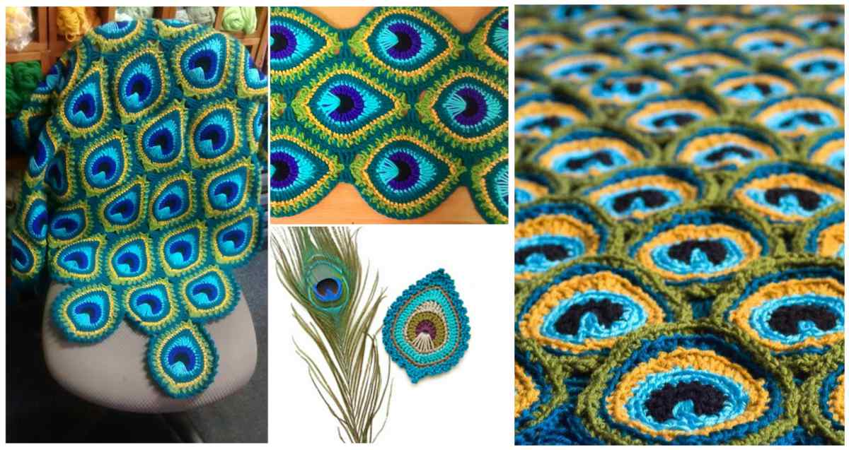 [NEW] Peacock & JAVA Pretty Afghan [Full & Free Crochet Pattern
