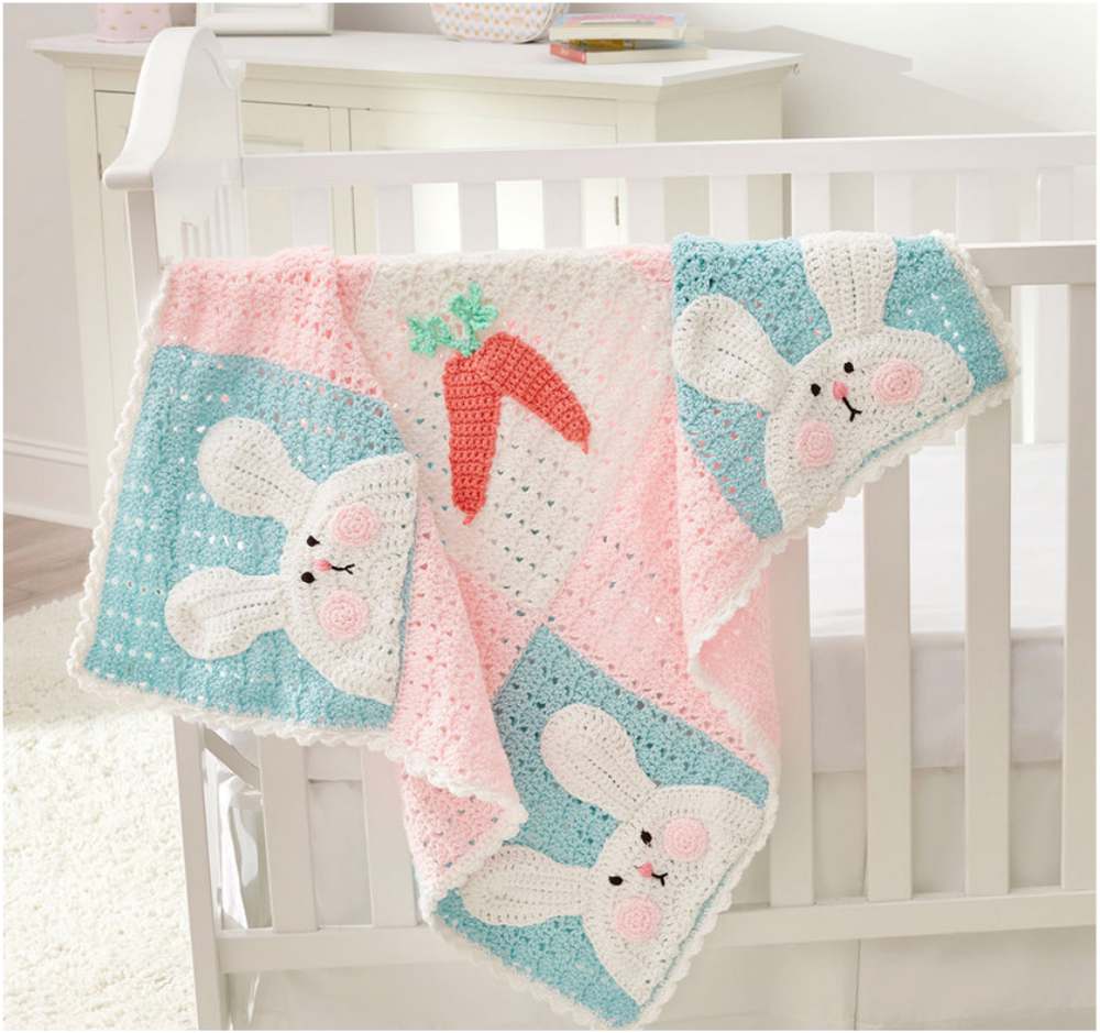 Luv My Bunny Crochet Blanket [Free Pattern] Styles Idea