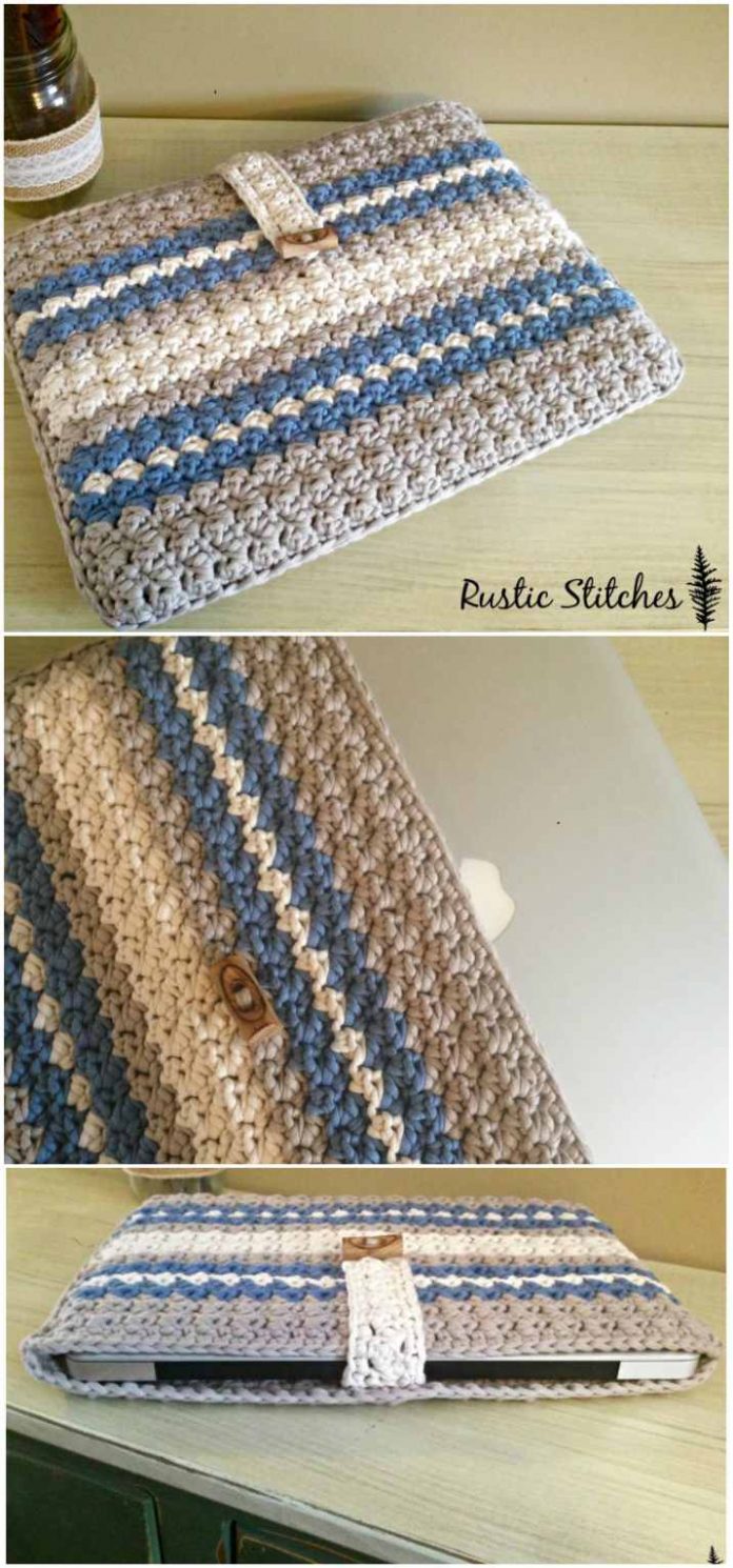 Laptop Case Crochet Free Pattern Styles Idea