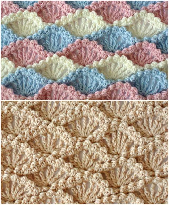 Textured Shell Stitch Free Crochet Pattern Styles Idea