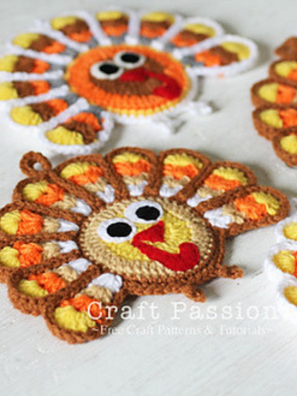 Free Crochet Pattern For Turkey Coaster at Michael Pendleton blog