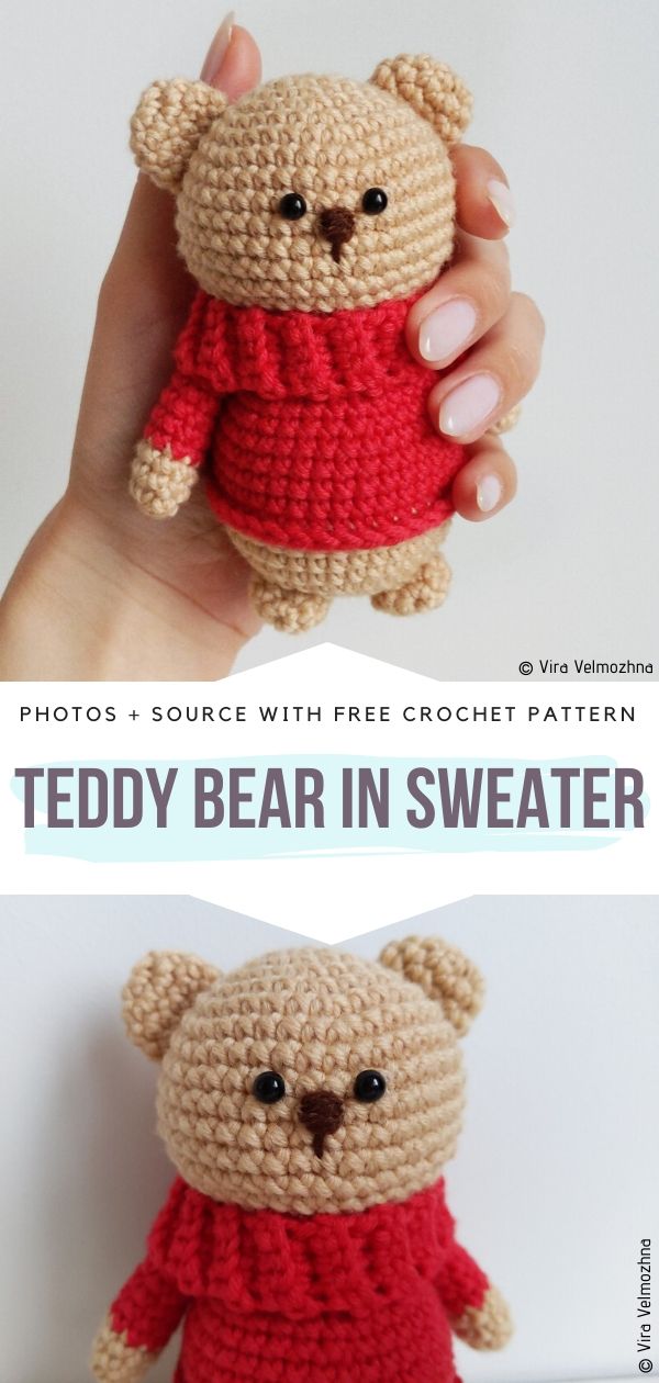 Cuddly Crochet Teddy Bears Free Patterns