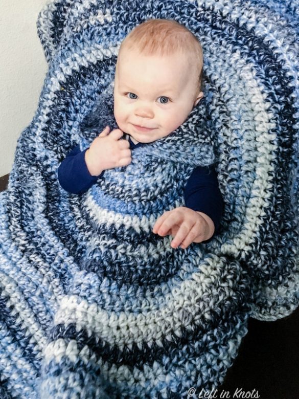 Car Seat Poncho Free Crochet Pattern