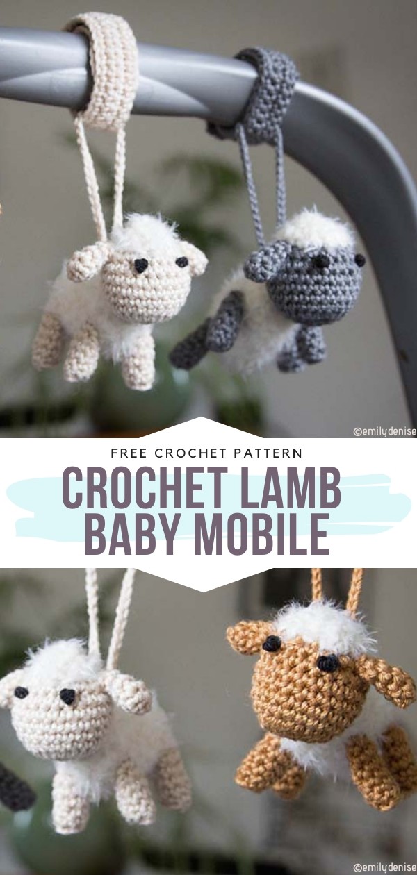 The Sweetest Baby Mobiles with Free Crochet Patterns