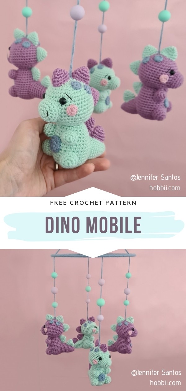 The Sweetest Baby Mobiles with Free Crochet Patterns