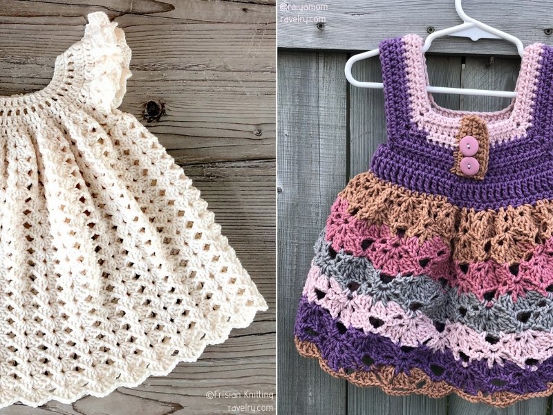 Cute Crochet Baby Dresses Free Crochet Patterns