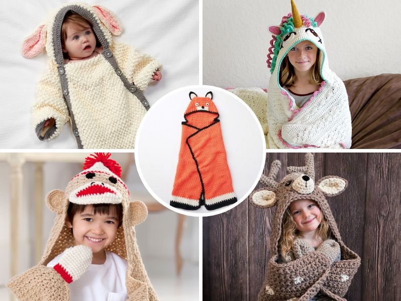 Adorable Hooded Blankets