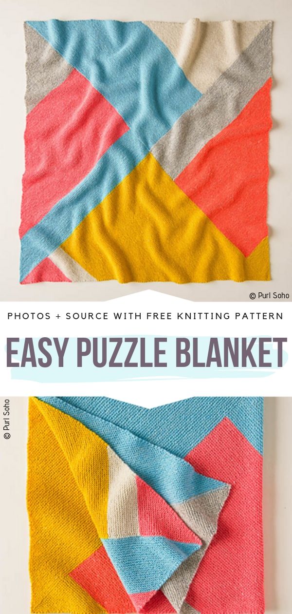 Striking Knitted Blankets Free Patterns