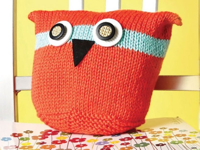 Knitted Owl Pillows Free Patterns
