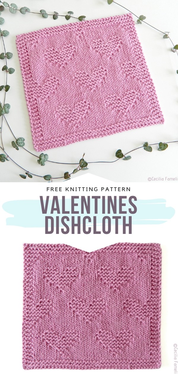 Neverending Love for Dishcloths Free Knitting Patterns