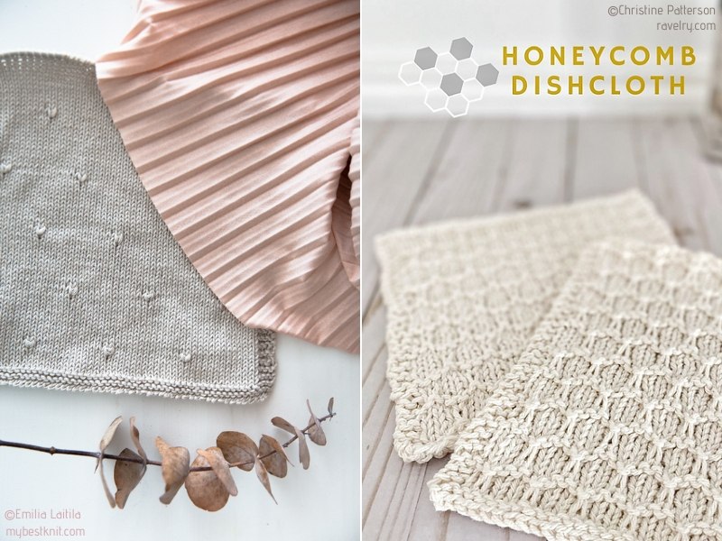 Modern Dishcloths Free Knitting Patterns