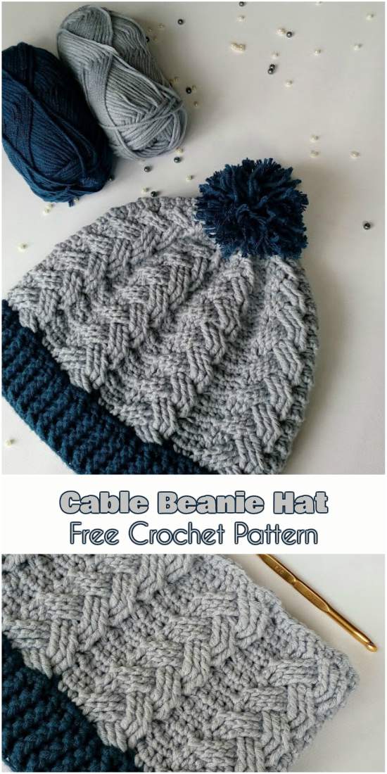 15 Mens Crochet Hat and Beanie Patterns – All Free!