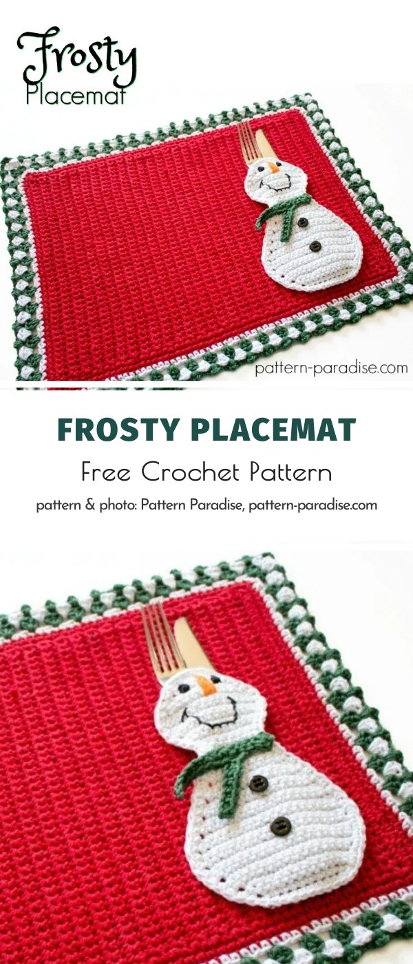 The Best Christmas Placemats Crochet Patterns Your Crochet