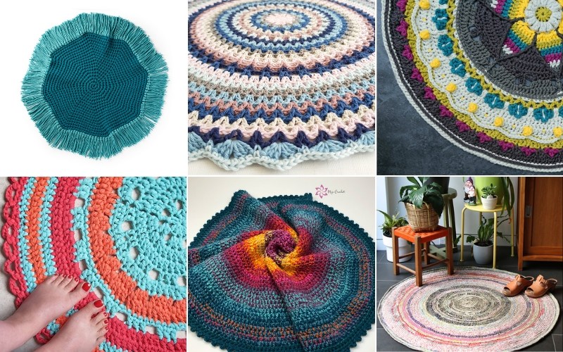 Top 10 Oval Mandala Rugs Ideas and Free Crochet Patterns Your Crochet