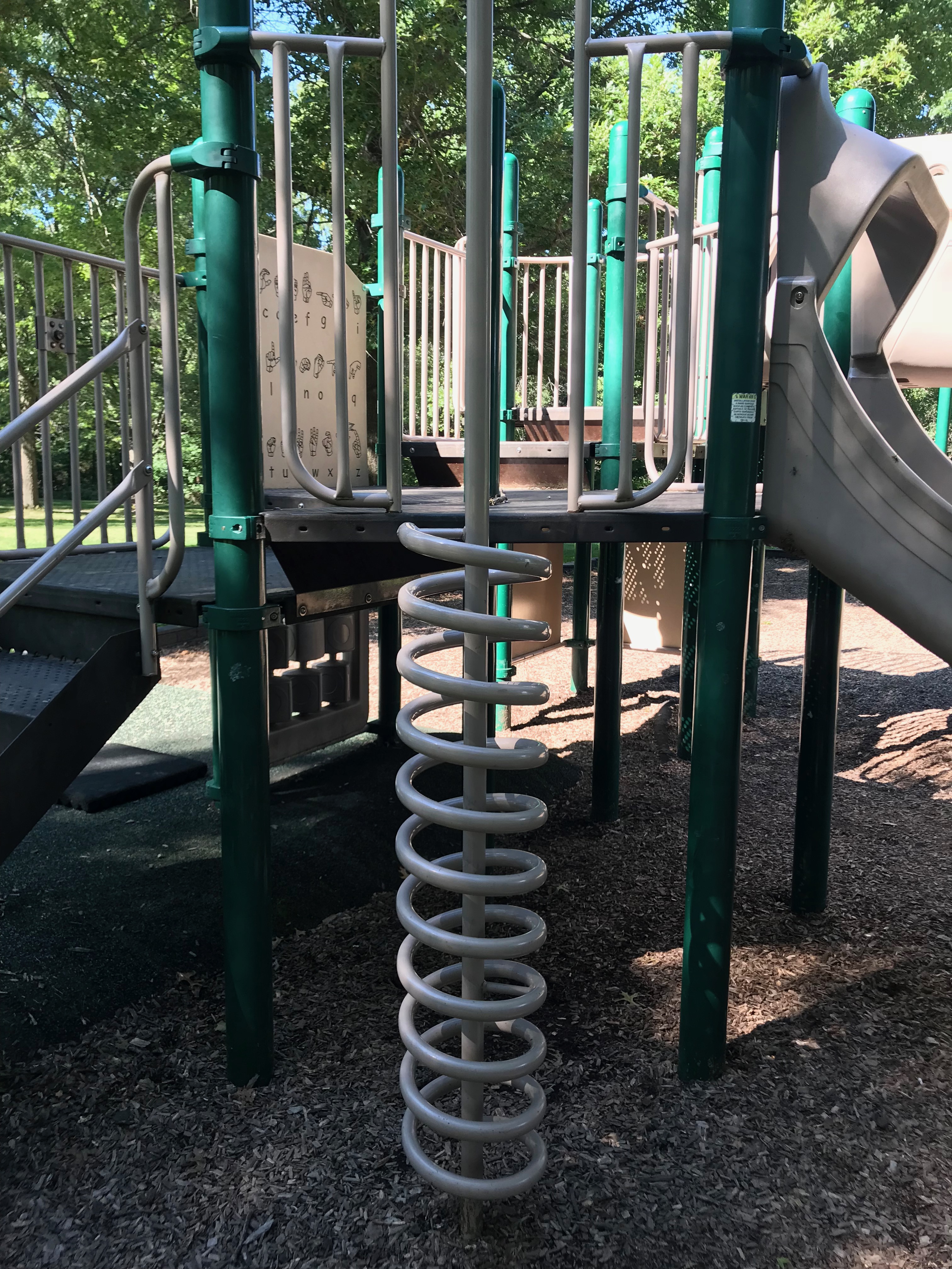 Puri Crest Playground in Rock Cut State Park, Loves Park