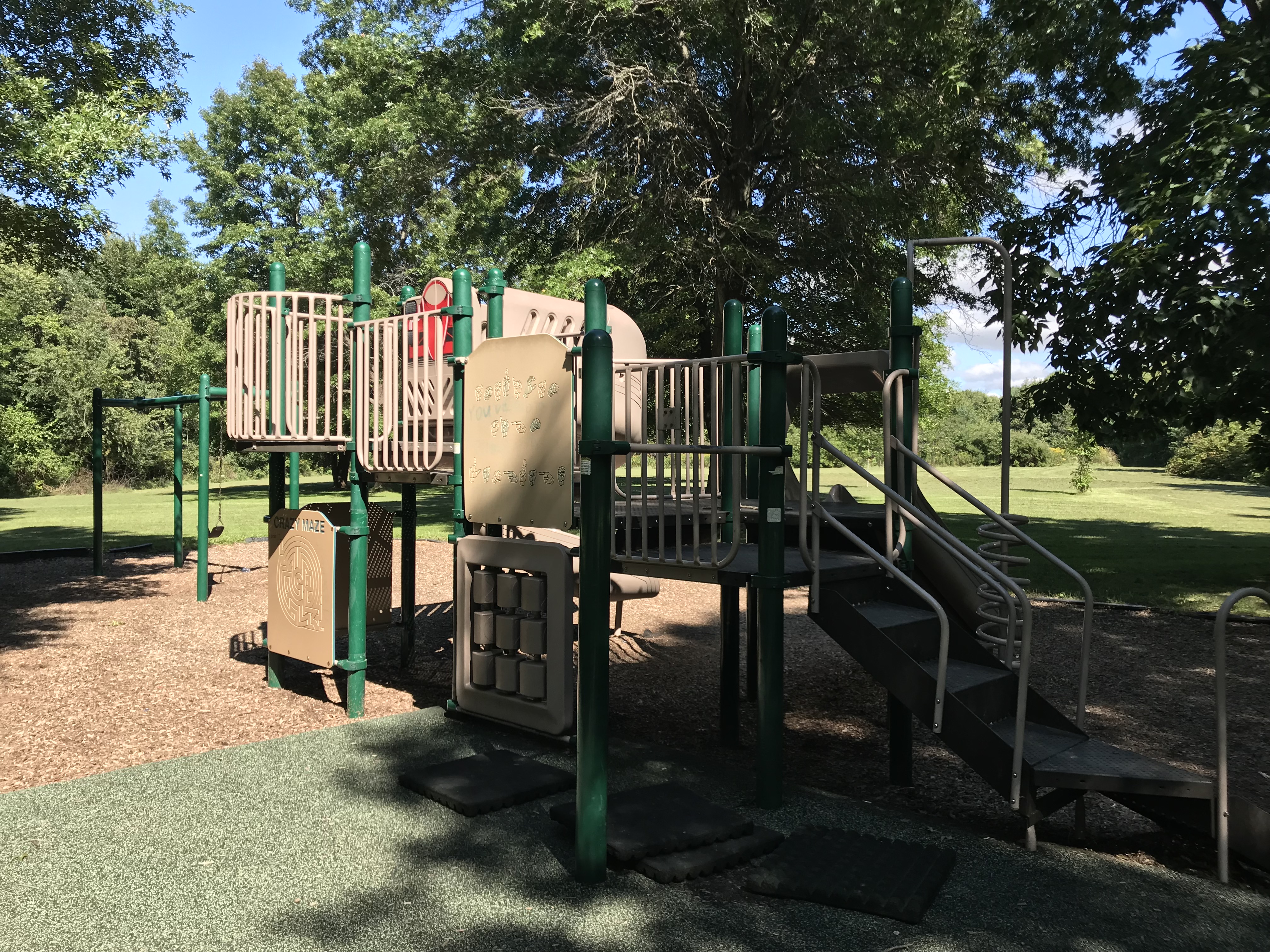 Puri Crest Playground in Rock Cut State Park, Loves Park