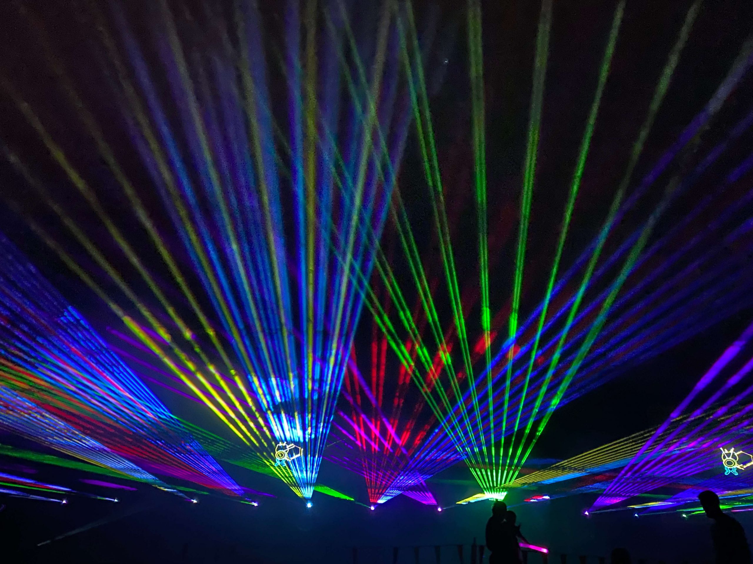 Check out the DriveIn Laser Light Show in Woodstock This Weekend