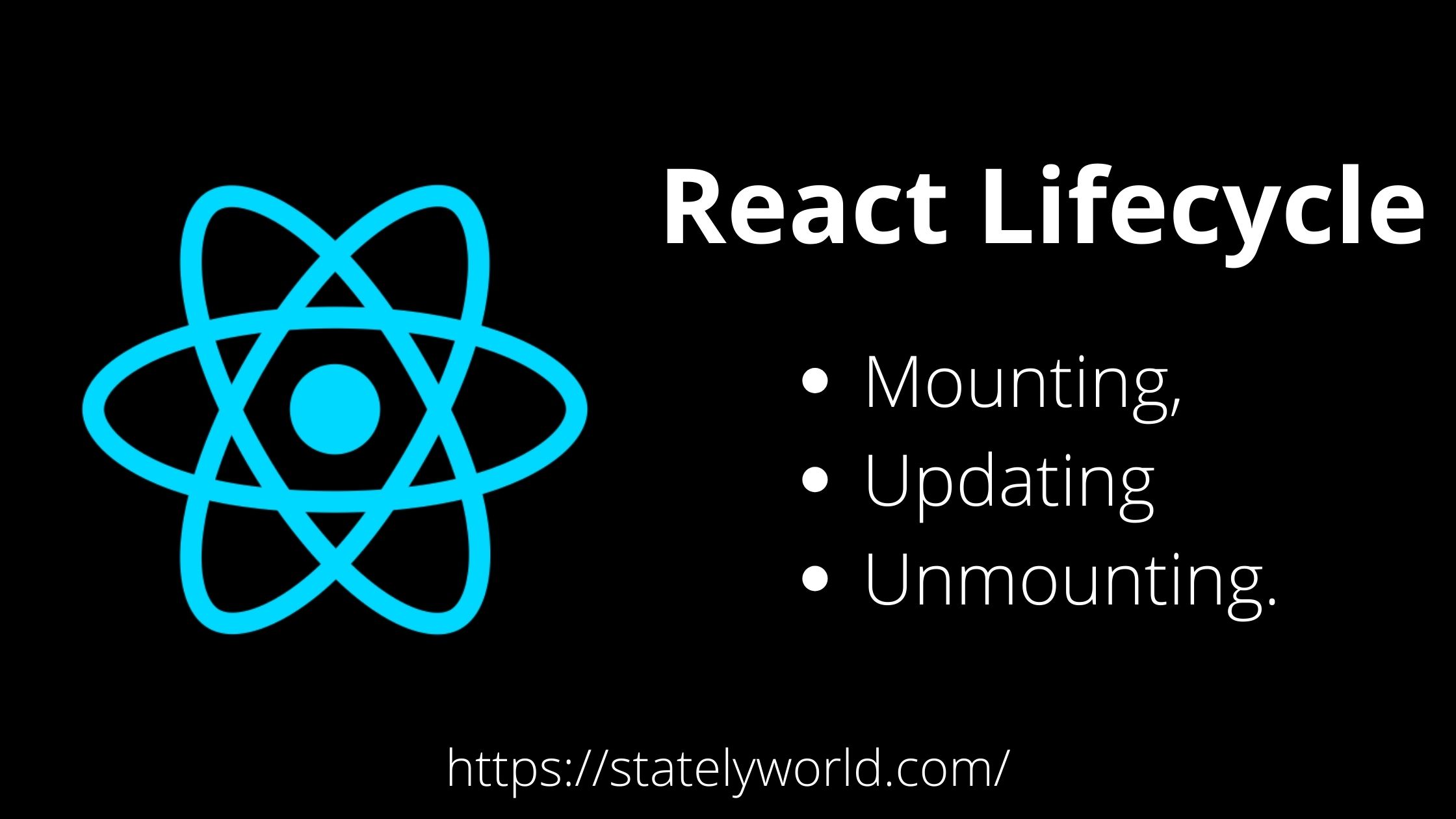 React JS Lifecycle Stately World