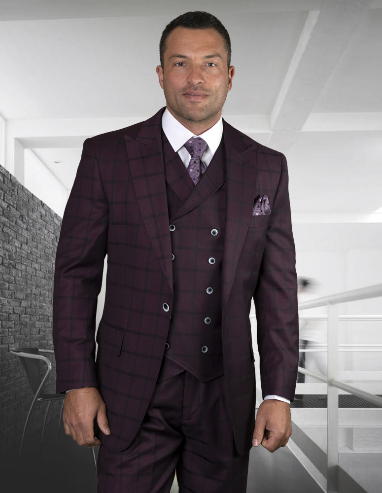 Mens Wide Leg Suits, Mens Black Suits Sale,