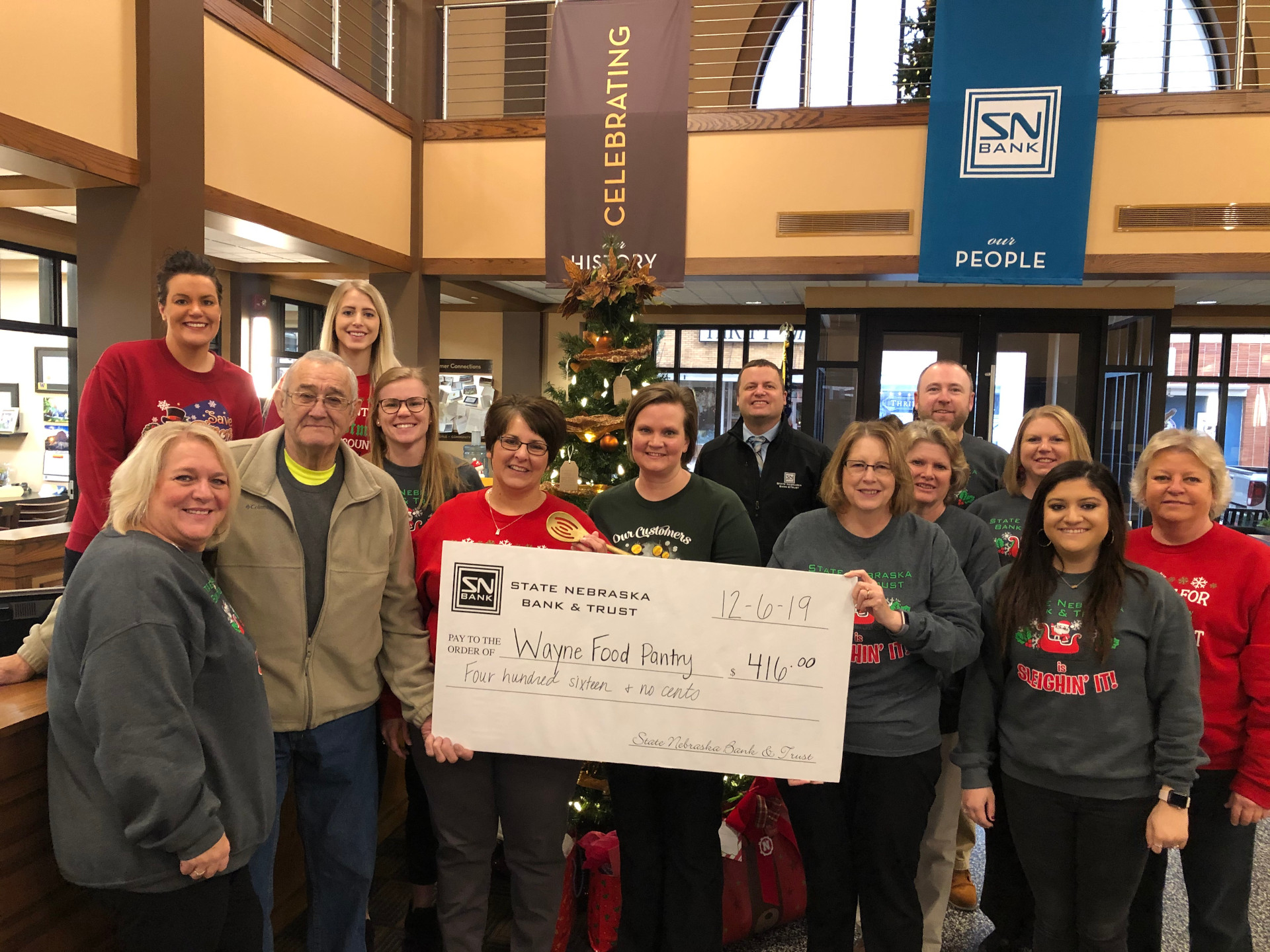 SNB Cooks Off for Wayne Food Pantry State Nebraska Bank & Trust of