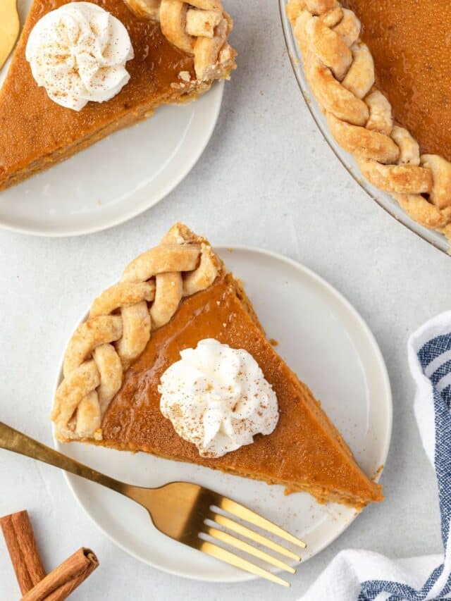 Creamy Pumpkin Pie Using Half and Half State of Dinner