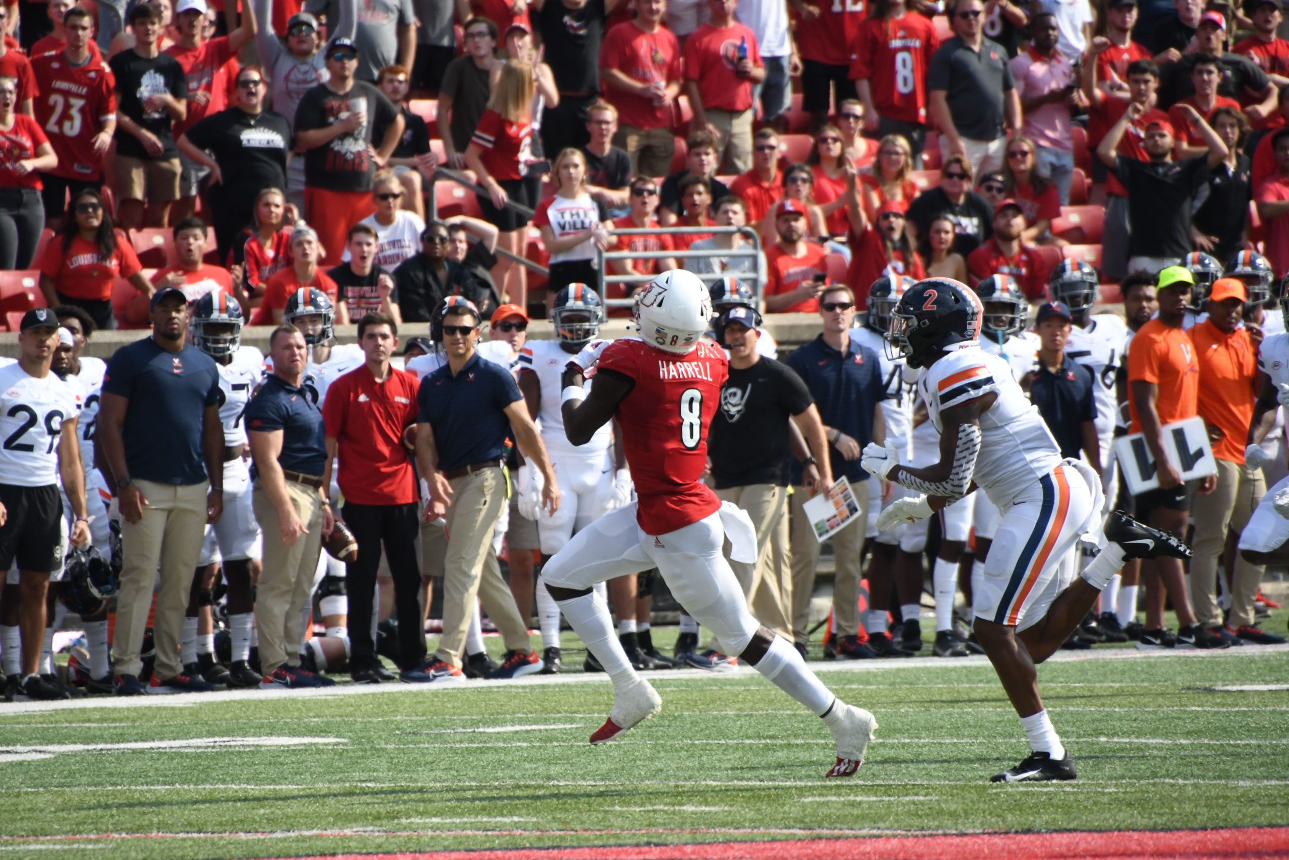 Louisville football top receiver Tyler Harrell to transfer