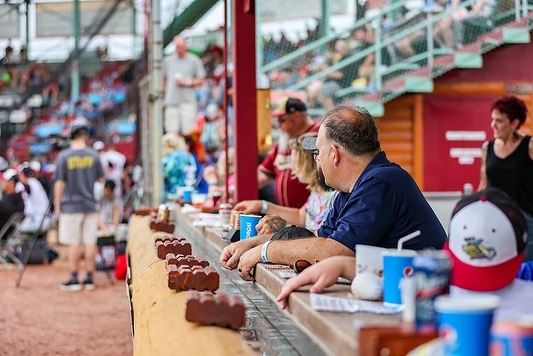 Point Craft River area of Witter Field, home of the Wisconsin Rapids Rafters in Wisconsin Rapids, Wisconsin