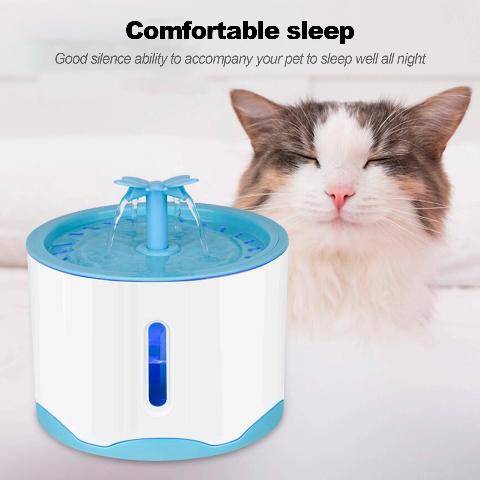 Ceramic Cat Water Dispenser Silent Automatic Pet Circulating Water
