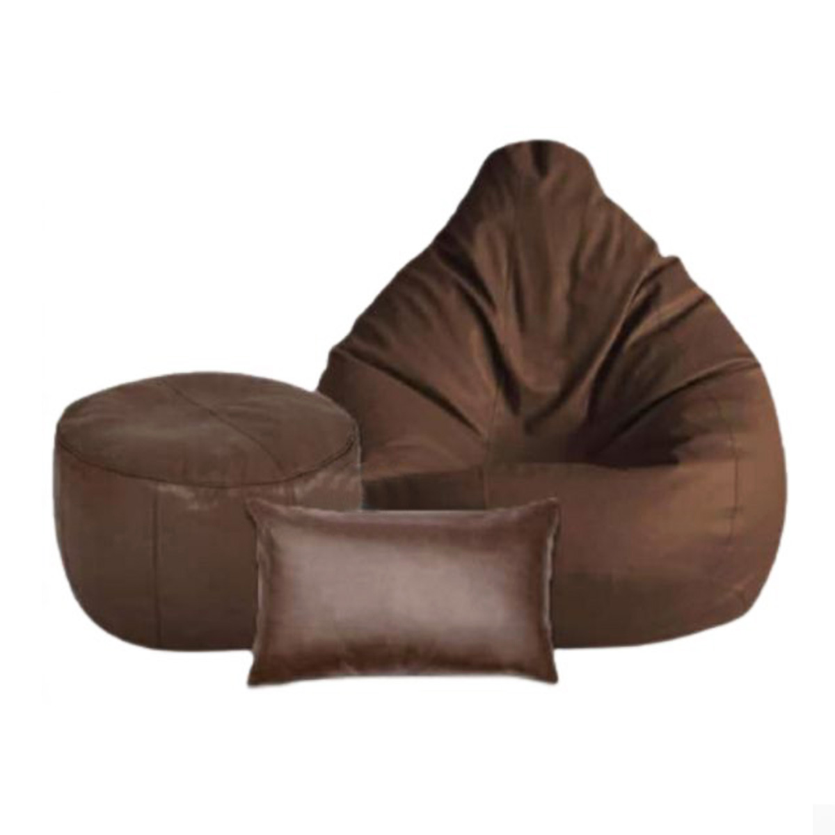 BEAN BAG CHAIR EXTRA LARGE XXL JUMBO SHAPE BEAN BAG SOFA WITH FOOTREST