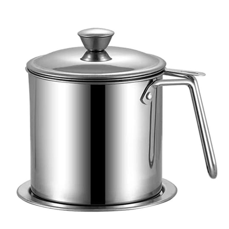Oil Strainer Pot Grease Cancontainer,reuse Oil Storage Can Container