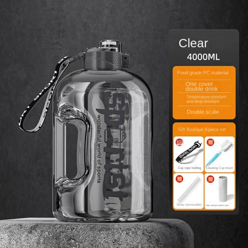 Outdoor Sport Water Bottle Pc Material Precise Scale Portable Water Cup Large Capacity Water
