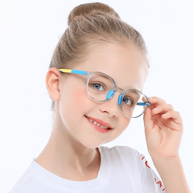 Fashionable Glasses Kids Blue Light Anti Glare Filter Children