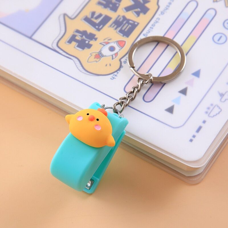 3D Kawaii Book Stapler/Press type Durable Bunny Staples/Contrast Color