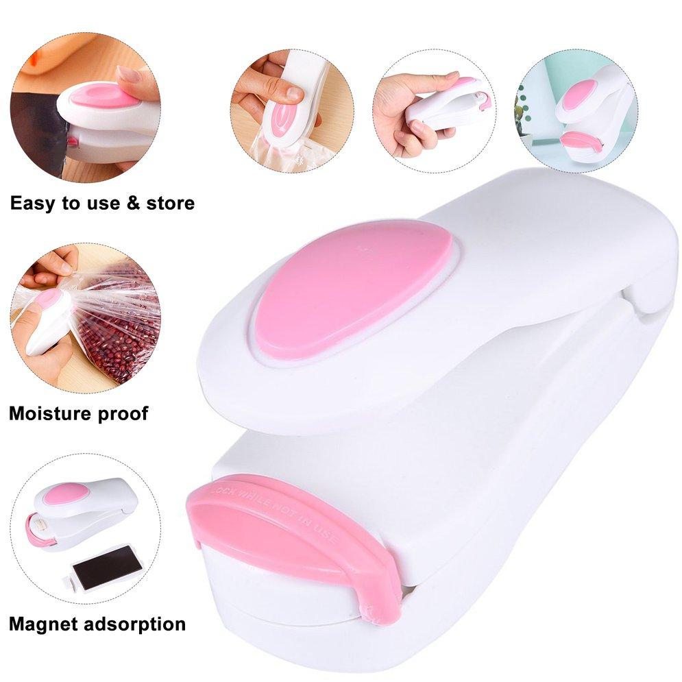 Portable Mini Sealer Sealing Machine For Plastic Bags Vacuum Air Storage Clip 適当な価格