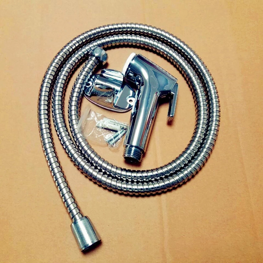 Push shower set ss pipe toilets washroom kitchen accessories