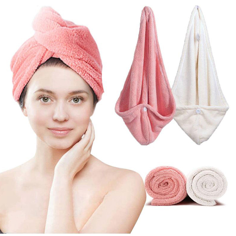 Hair Towel For Kids Pieces Children's Quick Drying Hair Towel Caps