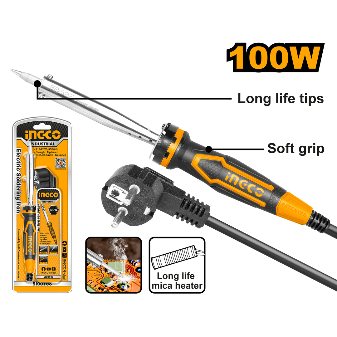 Ingco Heavy 100 Watt Electric Soldering Iron SI00108
