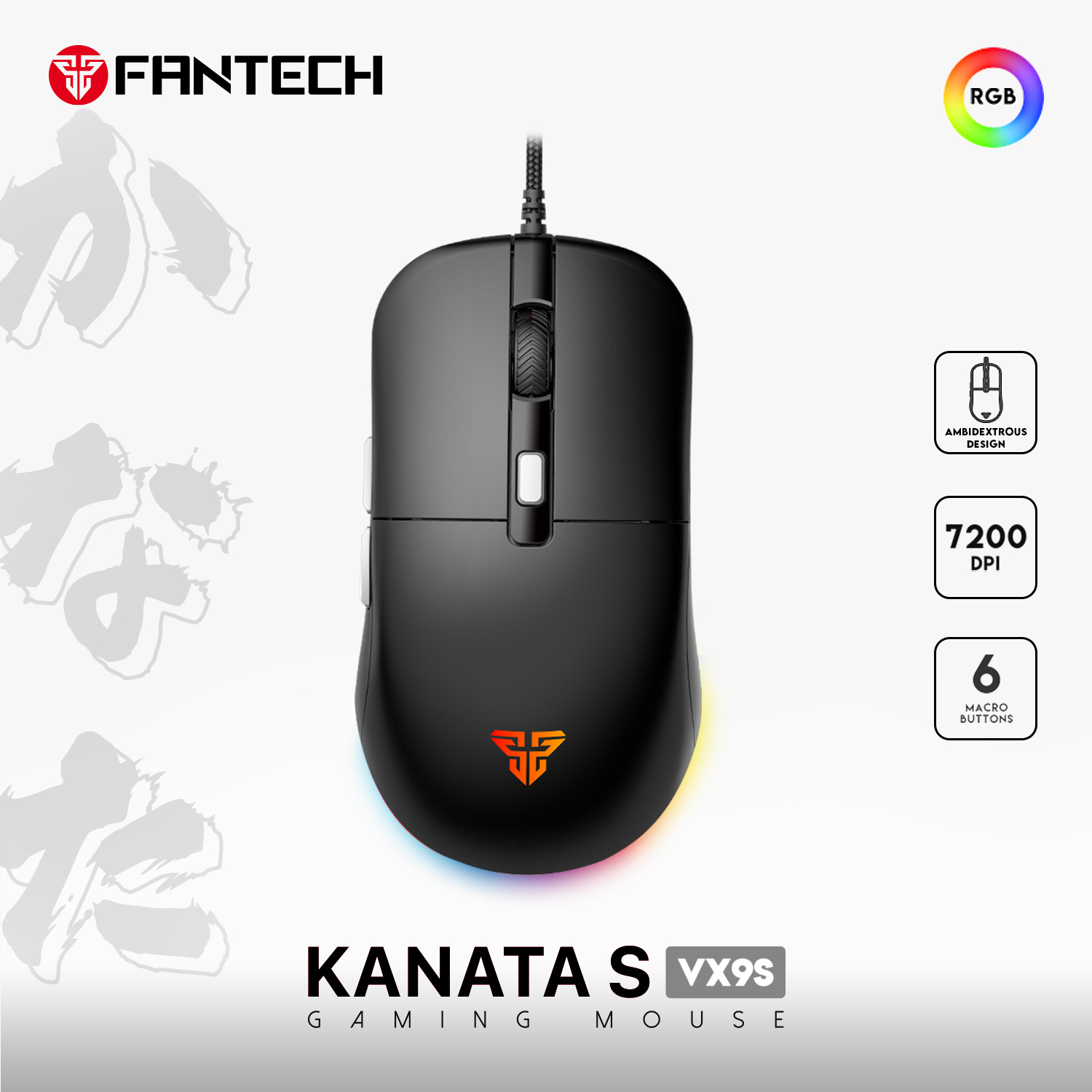 Fantech Kanata VX9 / VX9S Gaming Mouse