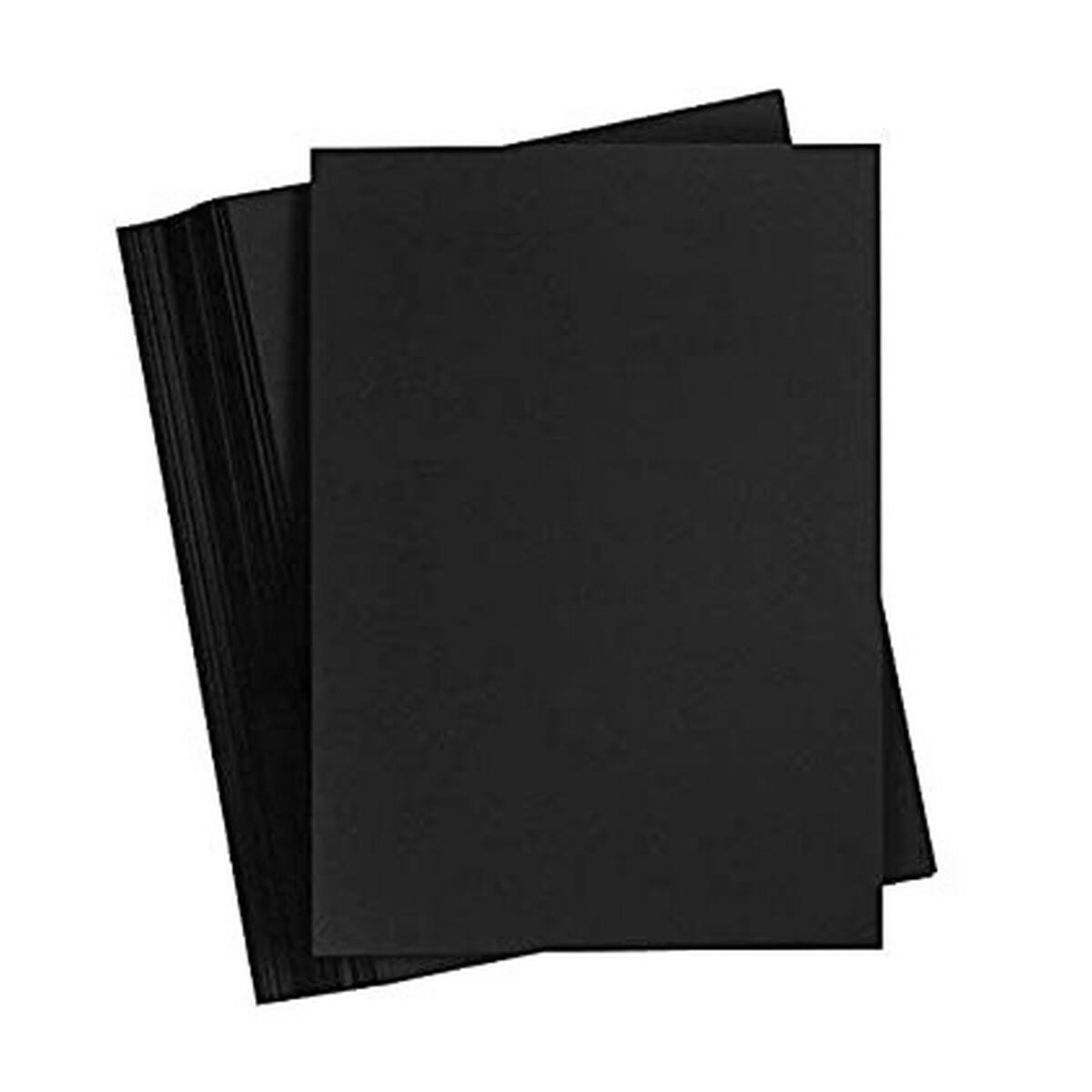 Black Paper A4, Pack Of 20 Sheets) Smooth Premium Quality 140GSM