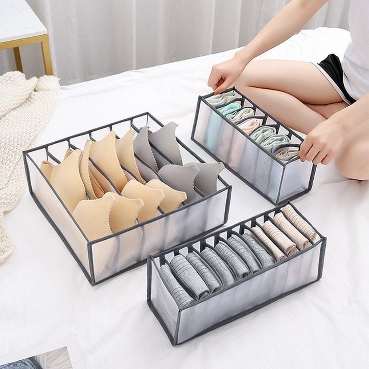Underwear Organizer Set Foldable Drawer おすすめネット