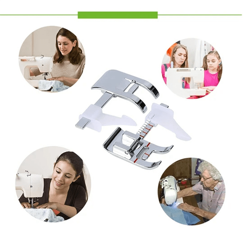 Foot, Sew Straight Lines, Includes Ruler with Adjustable Guide to Set