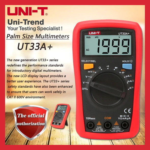 UNIT UT33A+ Palm Size Digital Multimeter Daraz.pk